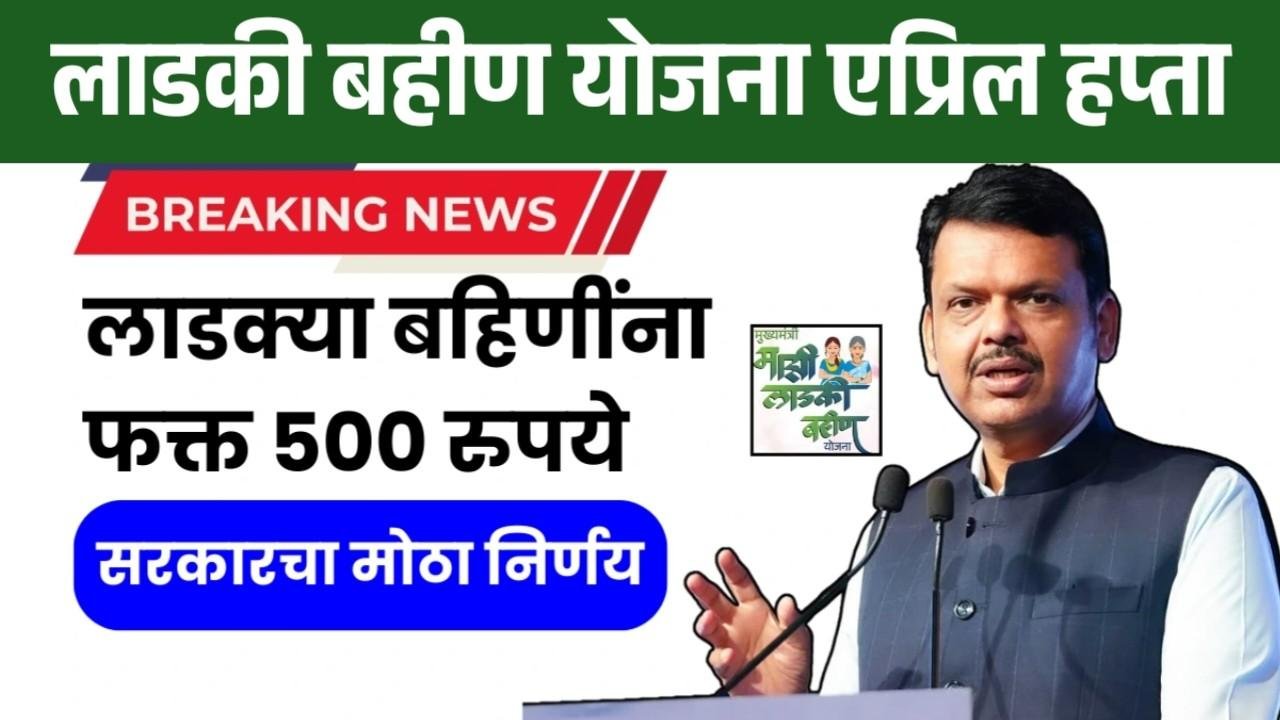 “या लाडक्या बहिणींना” फक्त 500 रुपयेच मिळणार; सरकारचा मोठा निर्णय Ladki Bahin April Installment Beneficiary Status