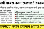 यावर्षी पाऊस कसा राहणार? मोठं भाकित! स्कायमेटचा नवीन हवामान अंदाज जाहीर Skymet Weather Report 2025